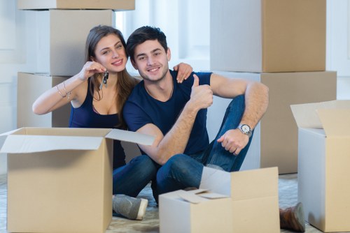 Local movers helping with a residential move in East Sheen