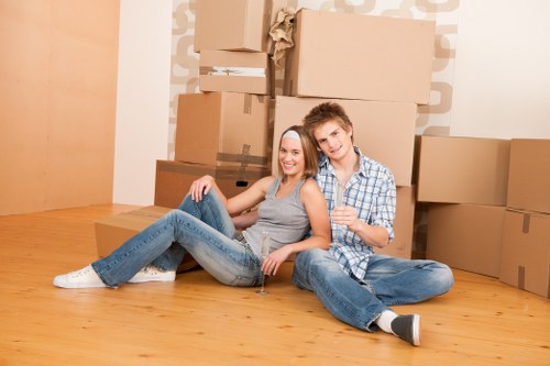 Packing and furniture protection for a local East Sheen move