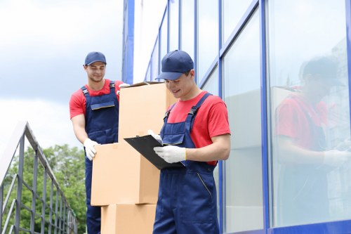 Removal team planning a house move in East Sheen