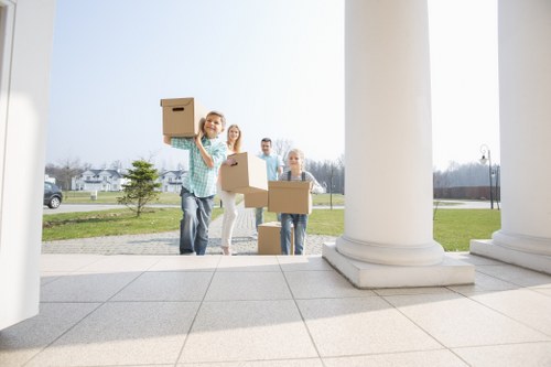 Removal team planning a house move in Eastsheen