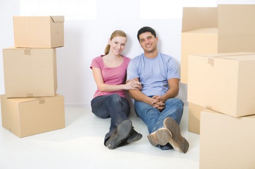 Professional man with a van service covering Eastsheen