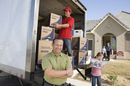 Careful packing and furniture handling for a house move in East Sheen