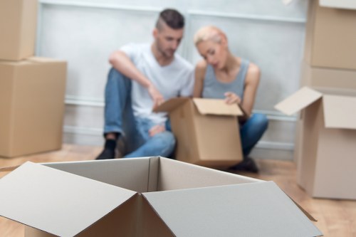 Flat removals and stair access in East Sheen