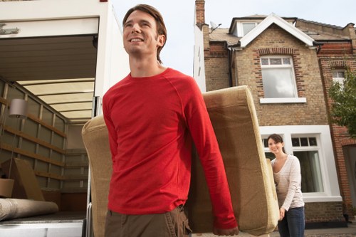 Local office relocation team managing a business move