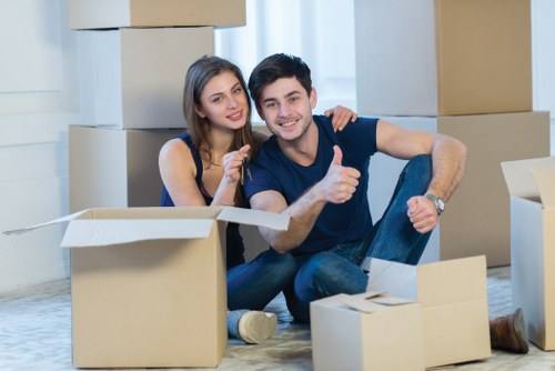 Local moving team handling furniture transport in Eastsheen