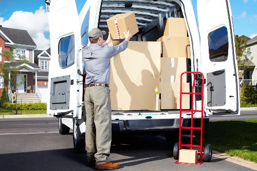 Eastsheen man and van service transporting household boxes