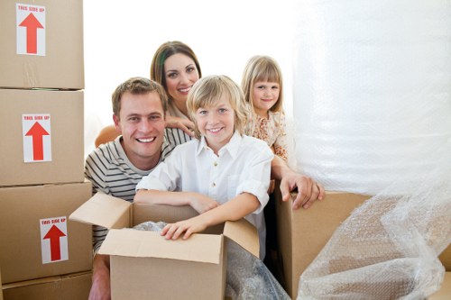 Careful handling of office equipment during an Eastsheen move