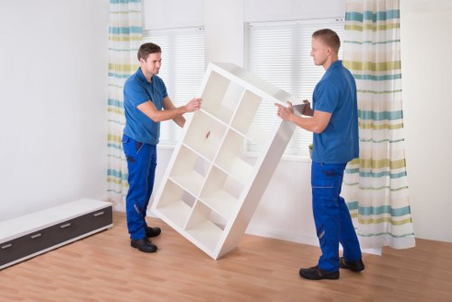 Professional movers handling a flat move in Eastsheen