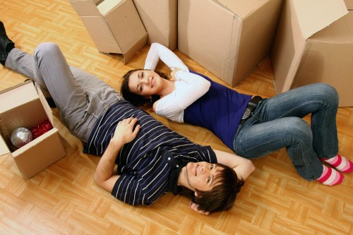 Furniture loaded into a moving truck for an Eastsheen relocation