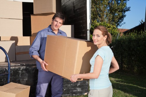 Local removals crew handling a small business relocation near Eastsheen
