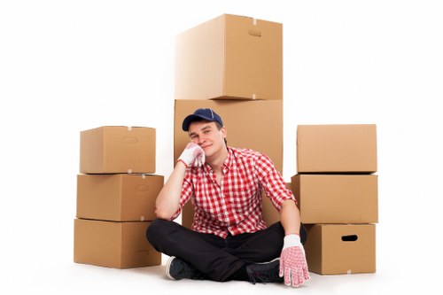 Handling office furniture and IT equipment during a removal